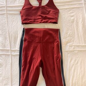 Women's Red Activewear Set